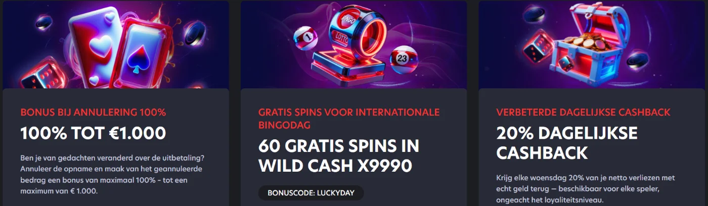 1RED Casino Promoties 1RED Casino Promoties