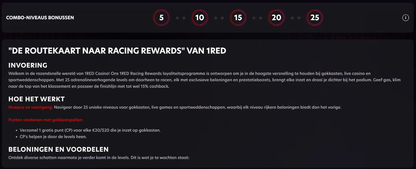 1RED Casino VIP-programma 1RED Casino VIP-programma